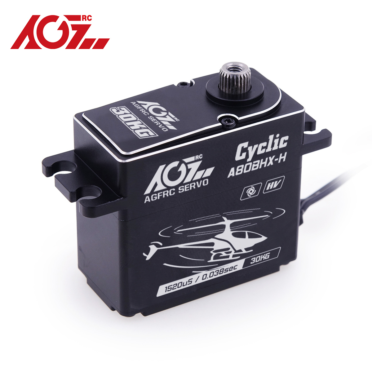 6S Lipo Battery 22.2V 5000Mah - AGFRC A80BHX-H 25T casing aluminium 30KG