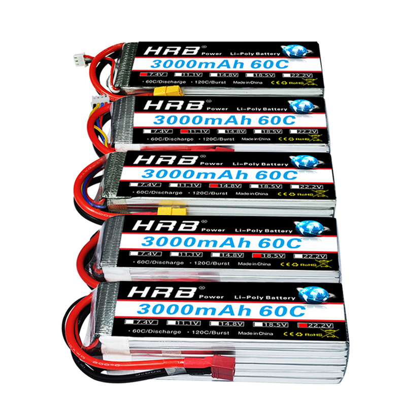 Baterai Lipo HRB 2S 3S 4S 6S 5 - 4S Lipo Battery 14.8V 6000Mah ulasan dan harga