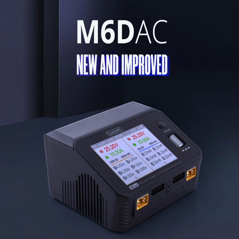 ToolkitRC M6DAC Pengisi Daya d - Toolkitrc M6Dac Smart Charger ulasan dan harga